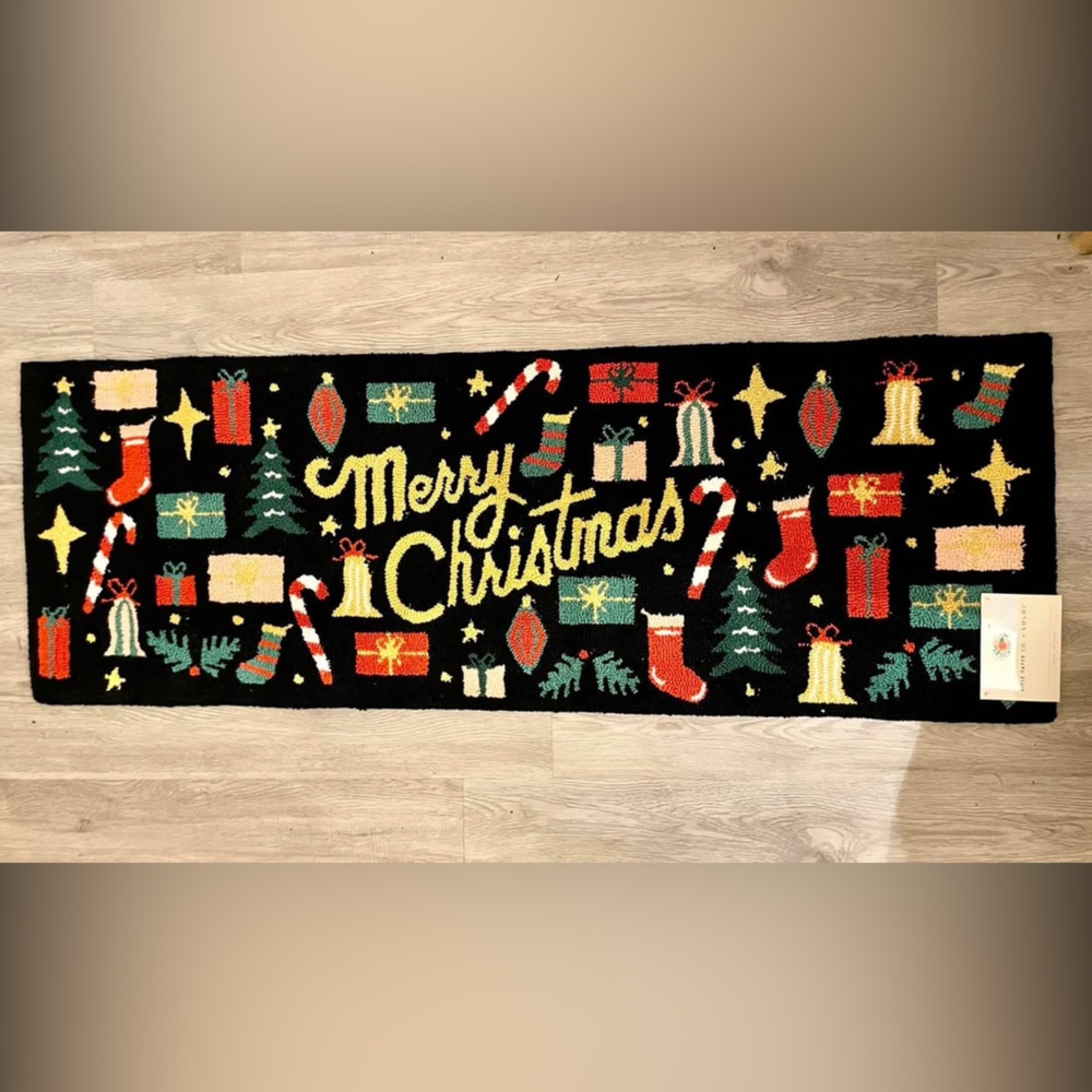 NEW! Rifle Paper Co x Loloi Christmas runner rug